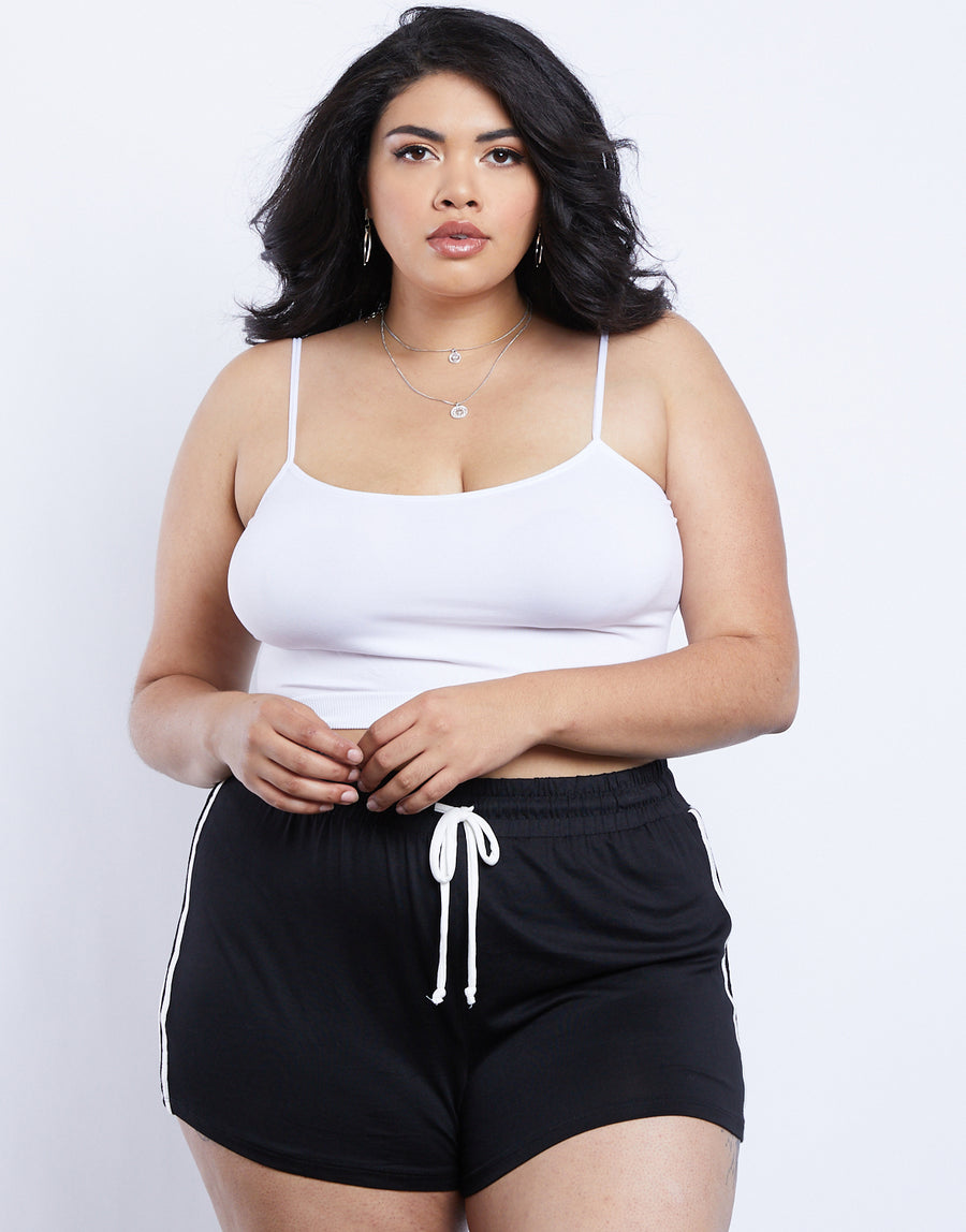 Curve Easy As That Undershirt Plus Size Intimates White Plus Size One Size -2020AVE