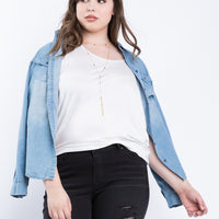 Curve Basic Everyday Top Plus Size Tops -2020AVE
