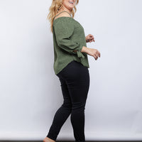 Curve Jane Off the Shoulder Top Plus Size Tops -2020AVE