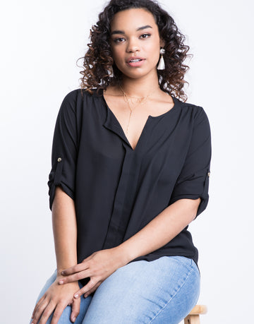 Curve Jasmine Flowy Blouse Plus Size Tops -2020AVE