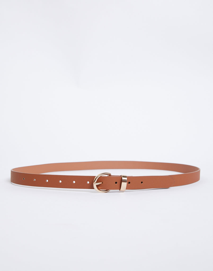 Curve Keeping It Simple Belt Plus Size Accessories Brown One Size -2020AVE