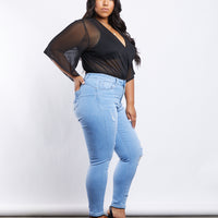 Curve Lilia Ripped Jeans Plus Size Bottoms -2020AVE