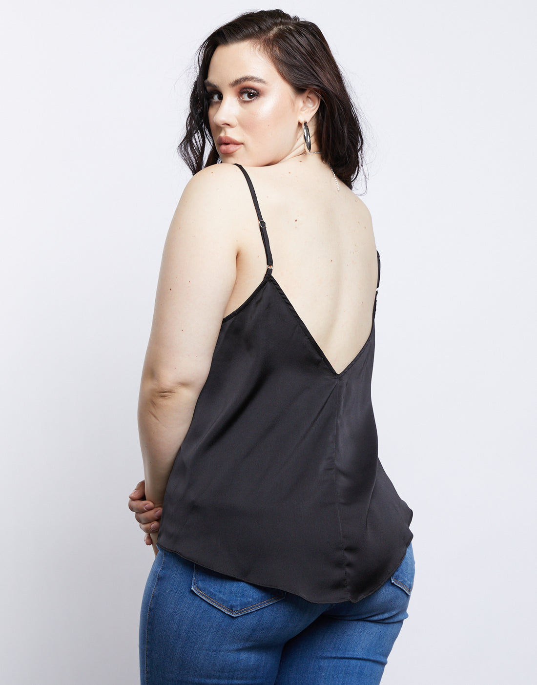 Plus Size Sleepless Nights Cami - Plus Size Satin Top – 2020AVE