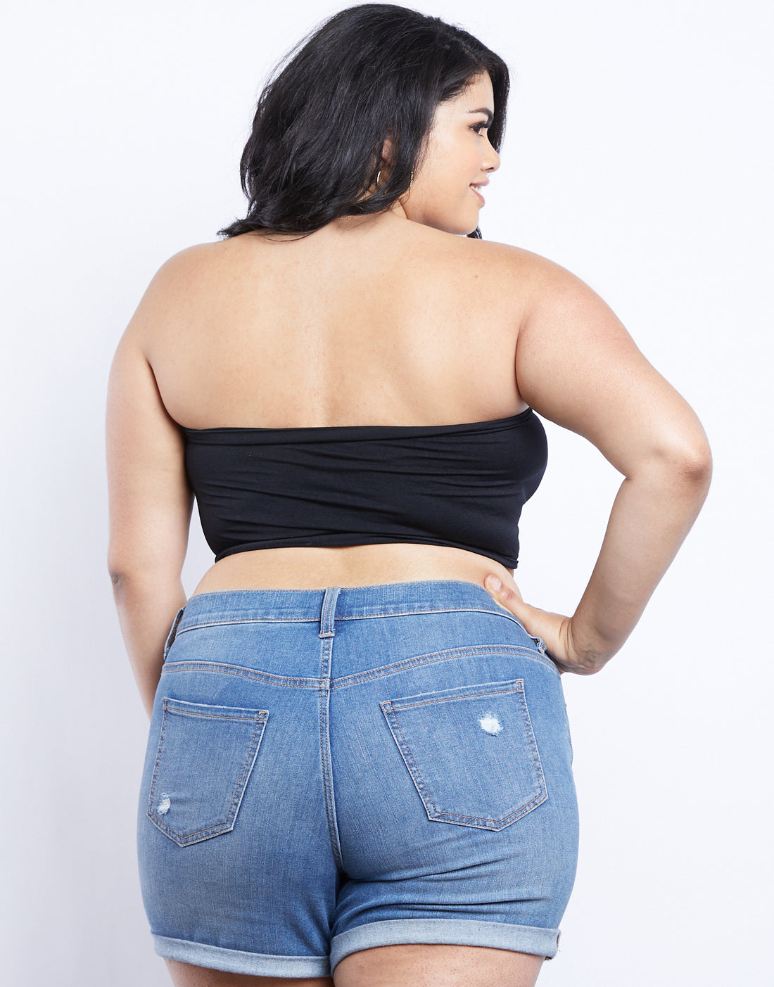 Curve Sweet And Simple Bandeau Plus Size Intimates -2020AVE
