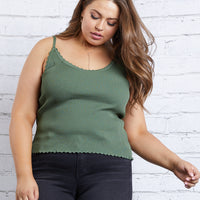 Curve Take It Easy Tank Plus Size Tops -2020AVE