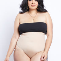 Curve Young And Beautiful Slimming Shapewear Plus Size Intimates Nude L -2020AVE