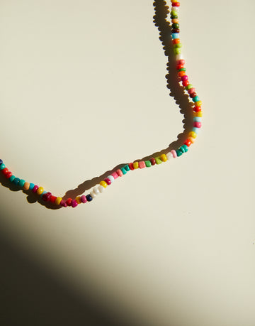 Rainbow Beaded Necklace Jewelry Multi One Size -2020AVE