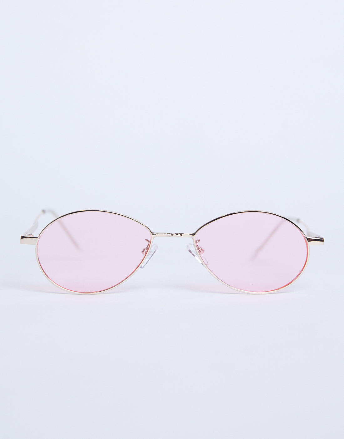 Retro Days Colored Sunglasses Accessories Pink One Size -2020AVE