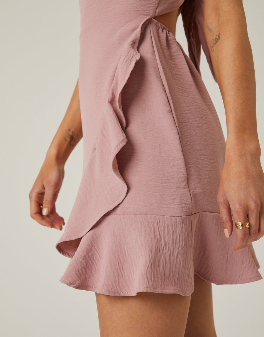Ruffle Mini Dress Dresses -2020AVE