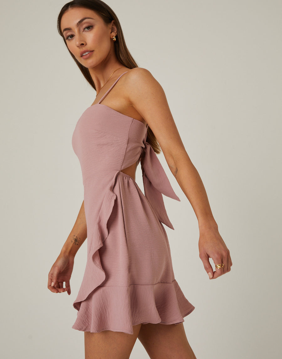 Ruffle Mini Dress Dresses -2020AVE