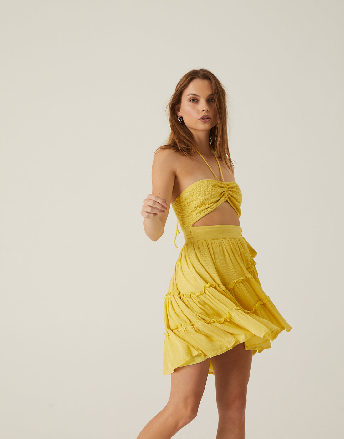 Ruffle Wrap Sundress Dresses -2020AVE