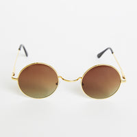 Round Retro Two-Toned Sunglasses Accessories -2020AVE