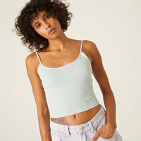 Simple As That Tank Tops Turquoise One Size -2020AVE