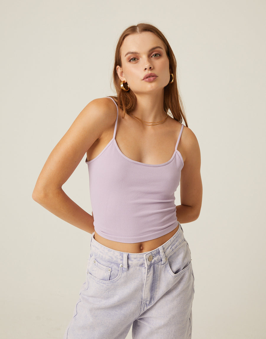 Simple As That Tank Tops Purple One Size -2020AVE