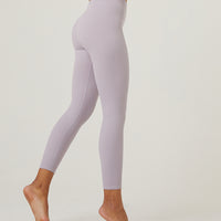 Simple Ribbed Leggings Bottoms Lilac Small -2020AVE