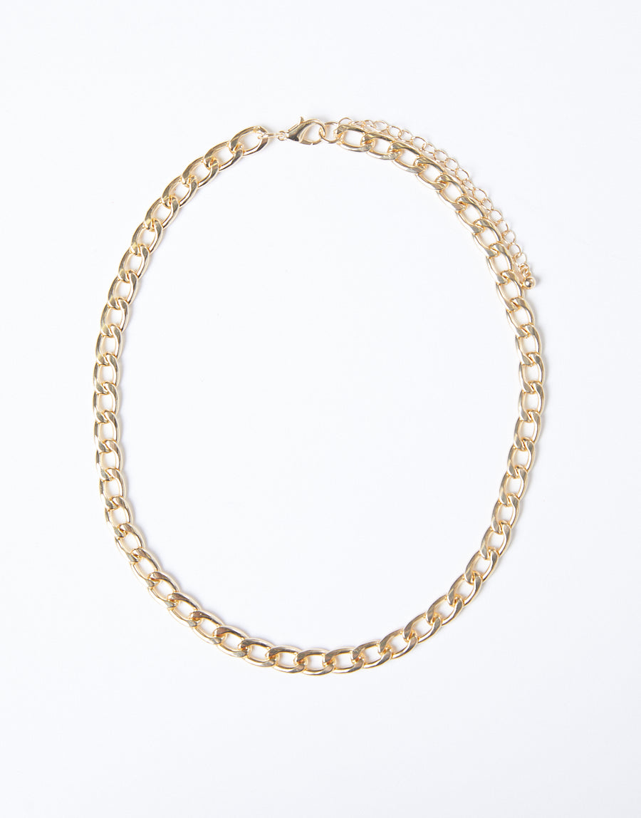 Simply Chained Necklace Jewelry Gold One Size -2020AVE