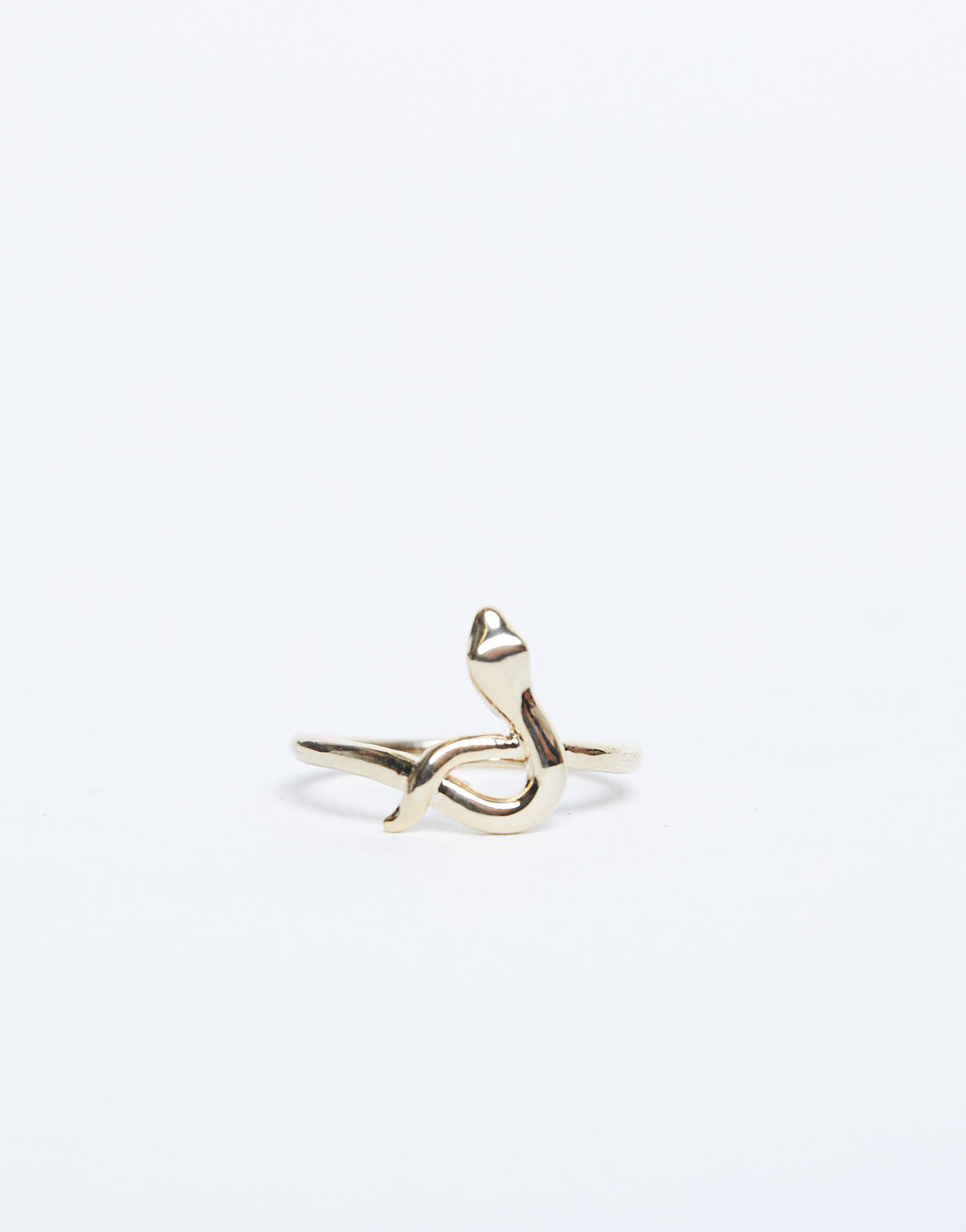 Slithering Snake Ring Jewelry Gold One Size -2020AVE