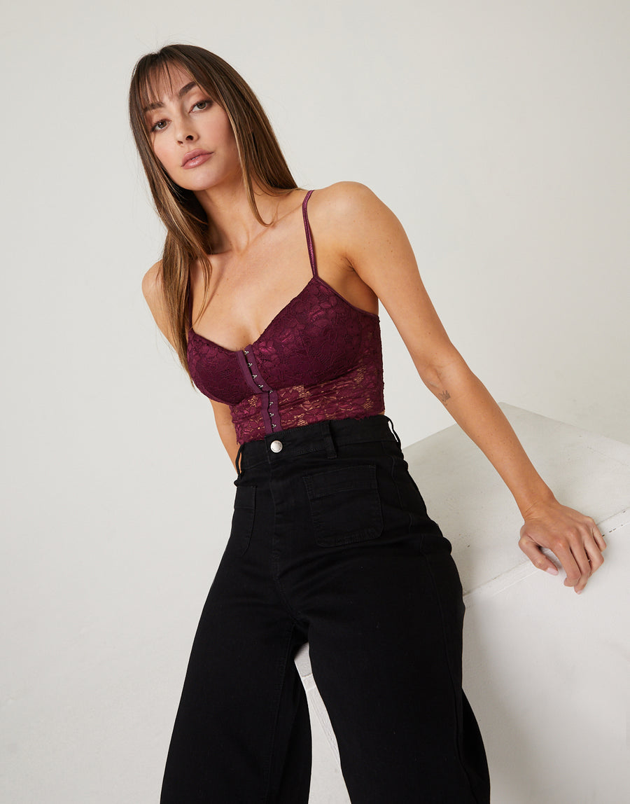 So Lacey Corset Top Tops -2020AVE