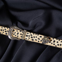 Spotted Fur Belt Accessories Tan One Size -2020AVE