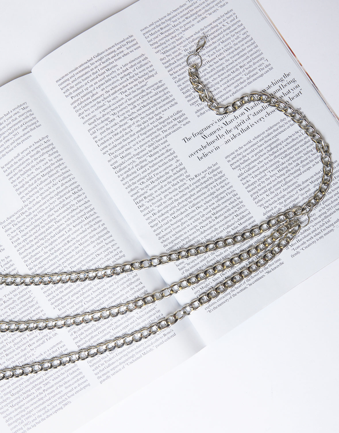 Statement Chain Belt - Chain Belt Silver - Chunky Chain Belt – 2020AVE