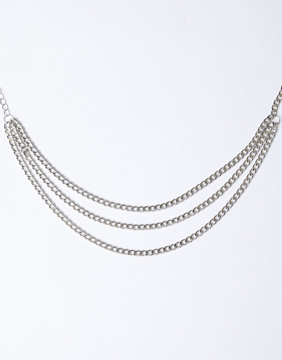Statement Chain Belt Accessories Silver One Size -2020AVE