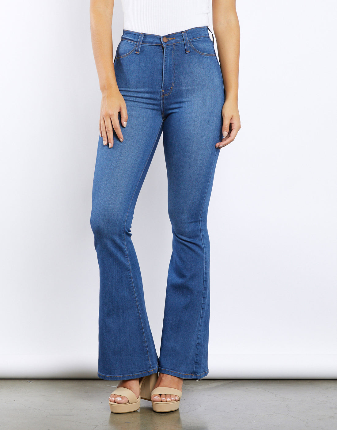 Stretch Flare Jeans Bottoms -2020AVE