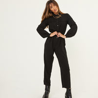 Cargo Jumpsuit Rompers + Jumpsuits Black Small -2020AVE