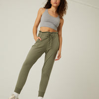 Stretchy Drawstring Joggers Bottoms -2020AVE