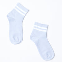 Striped Ankle Socks Accessories Light Blue One Size -2020AVE