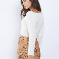 Sweet Sugar Fuzzy Sweater Tops -2020AVE