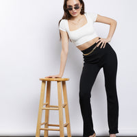 Alissa Square Neck Crop Top Tops -2020AVE
