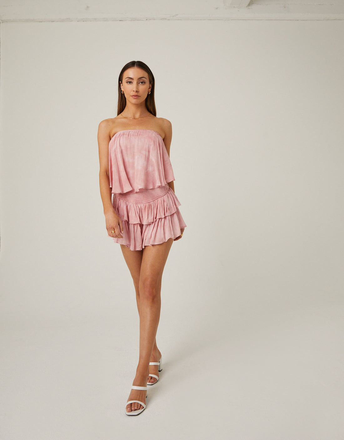 Tiered Ruffle Romper Rompers + Jumpsuits -2020AVE