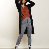Too Casual Cardigan Outerwear Black Small -2020AVE