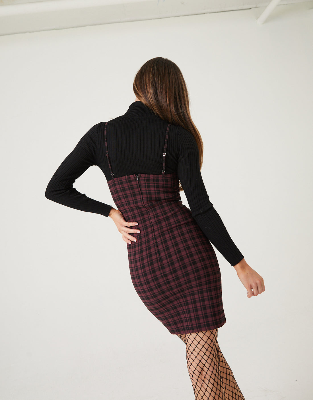 Bodycon Plaid Mini Dress Dresses -2020AVE