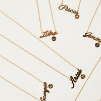 What's Your Sign Zodiac Necklace Jewelry Gold Aries -2020AVE