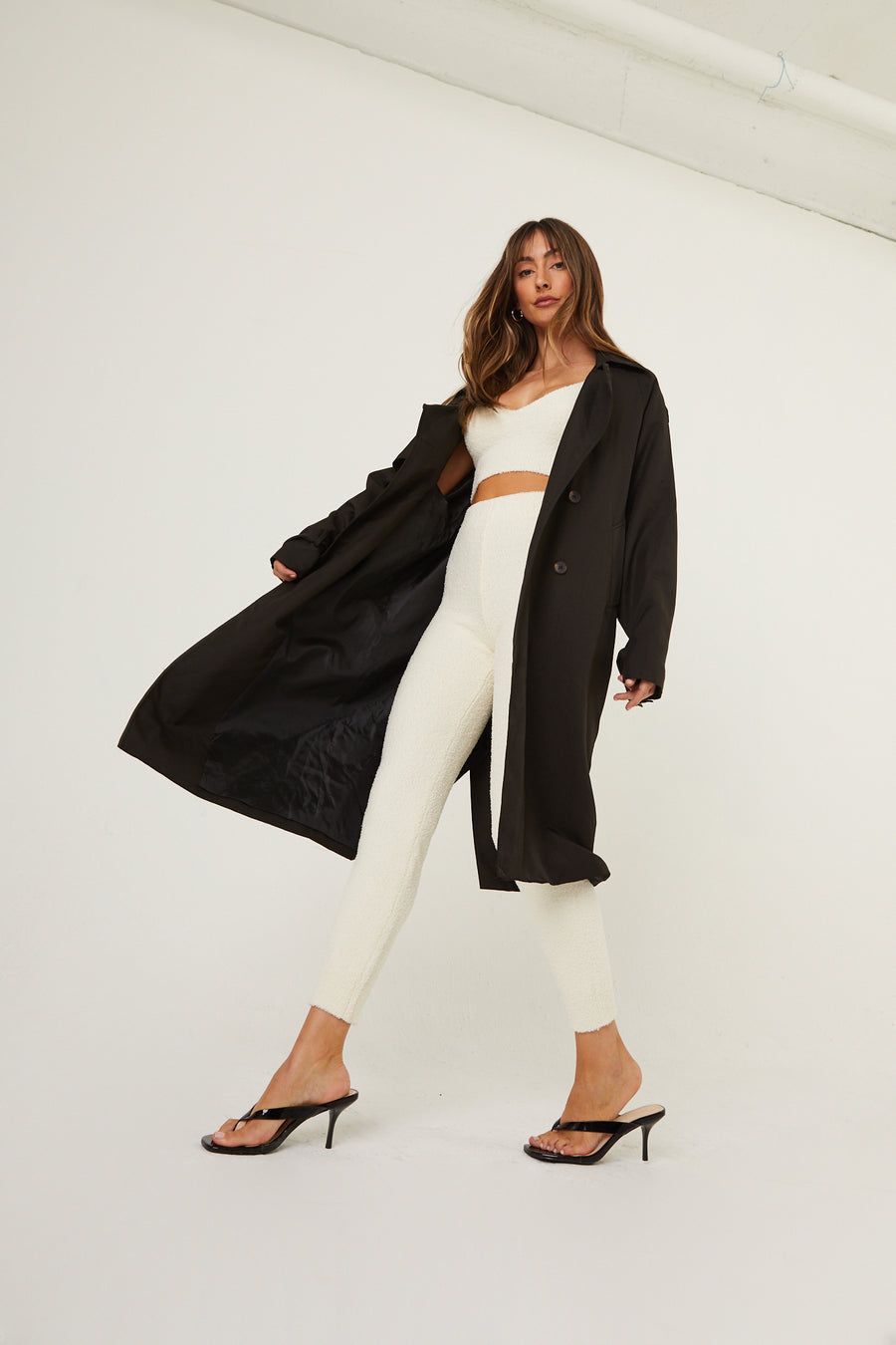 Within Range Long Oversized Trench Coat Outerwear -2020AVE