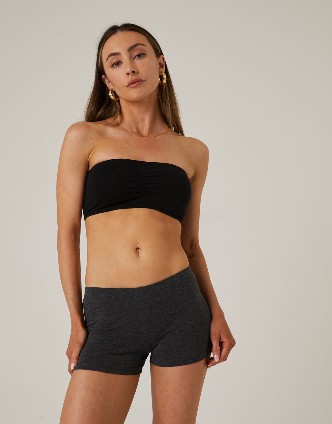 Work it Out Shorts Bottoms Charcoal Small -2020AVE