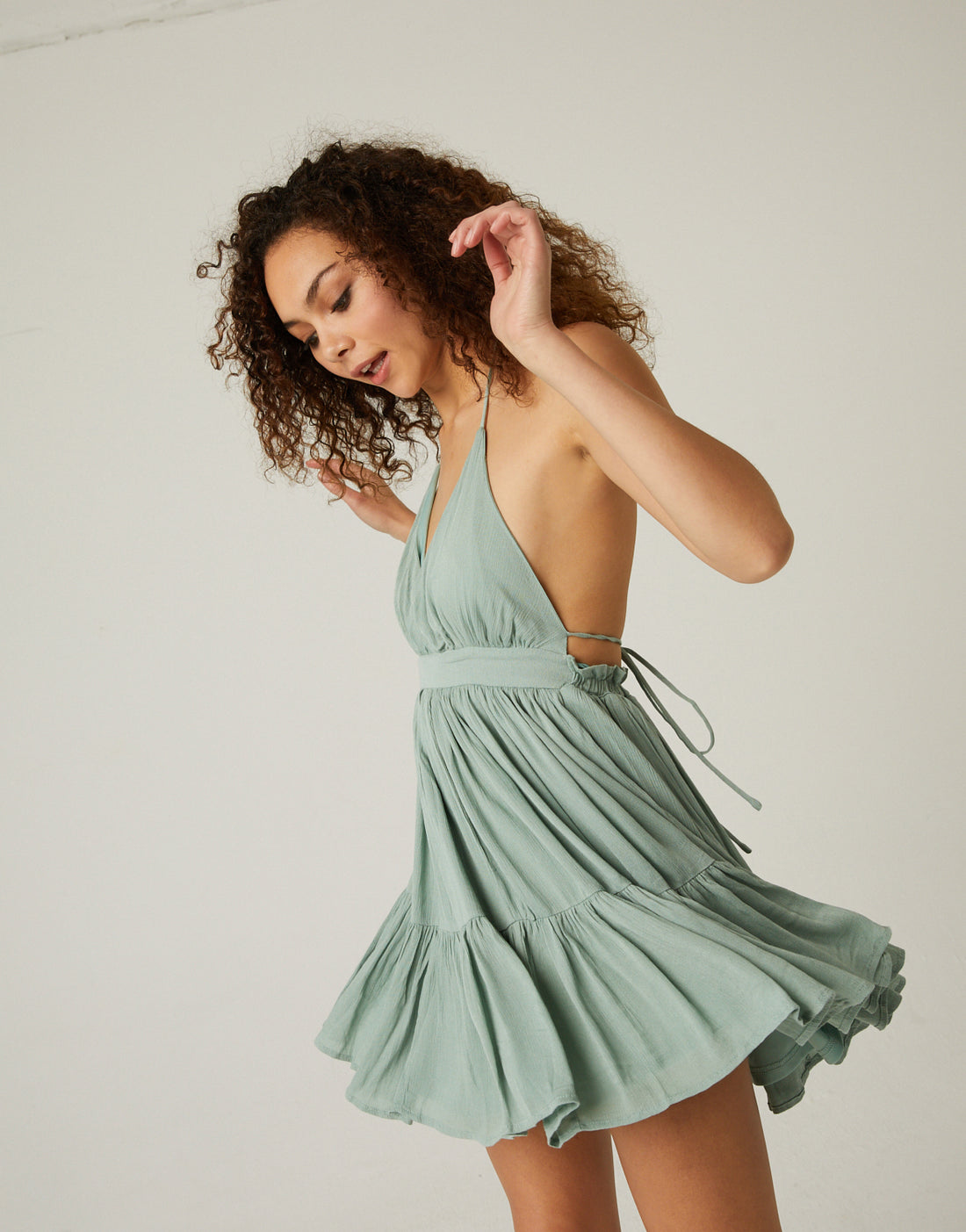 Woven Tiered Dress Dresses -2020AVE