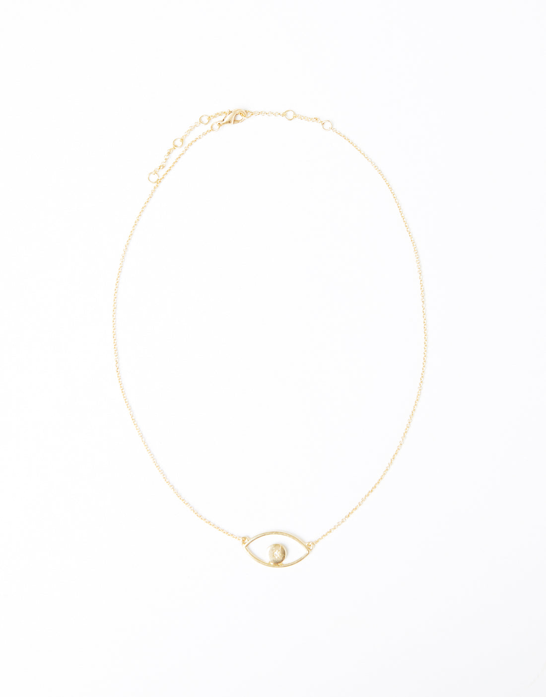You and Eye Necklace Jewelry Gold One Size -2020AVE