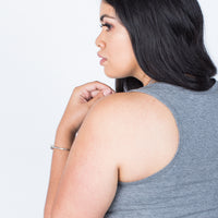 Detail of Plus Size Any Day Basic Tank