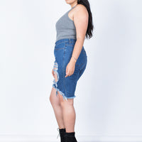 Side View of Plus Size Any Day Basic Tank