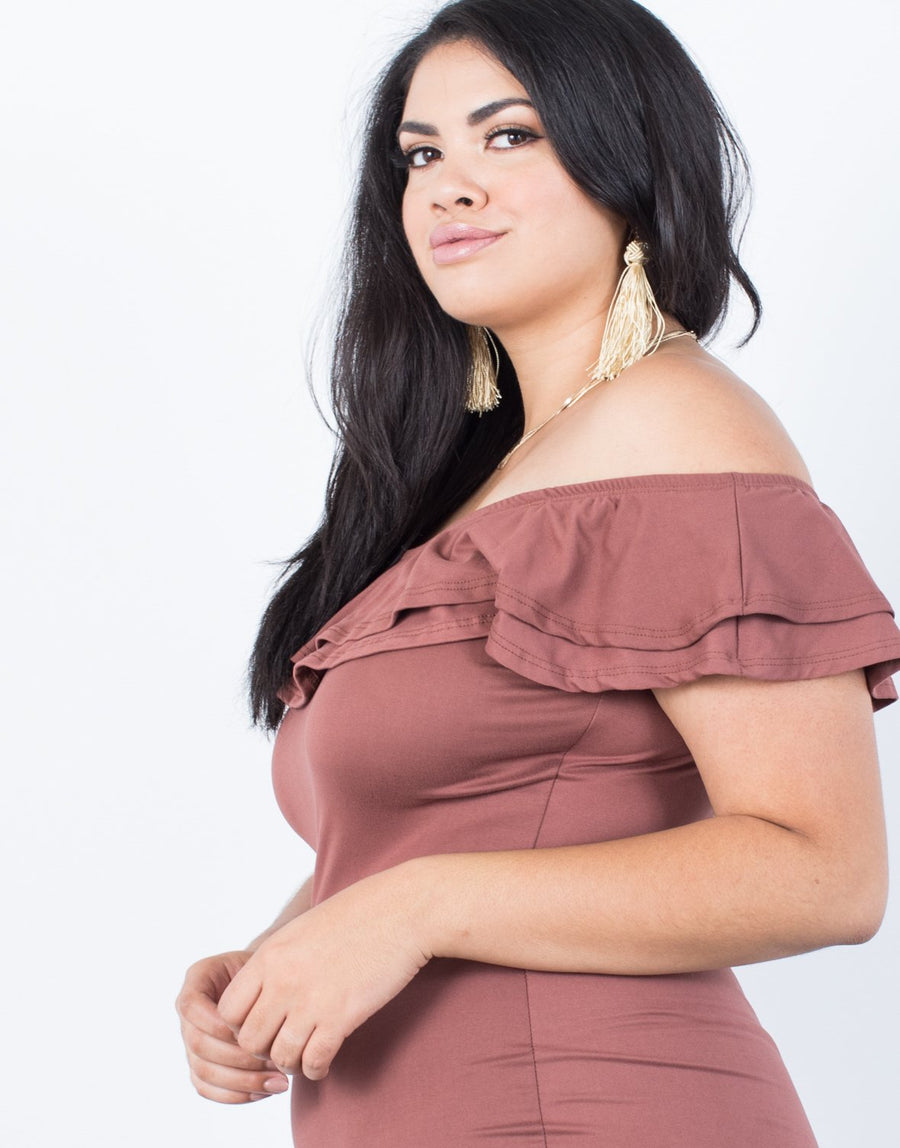 Plus Size Blair Ruffled Dress 2020AVE