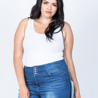 Front View of Plus Size So Comfy Basic Tank