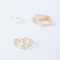 Unique Gold Ring Set