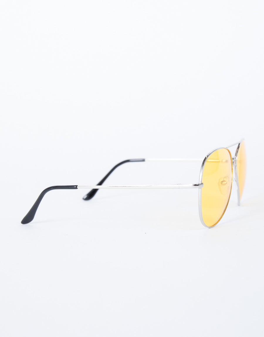 Yellow Warm Days Sunnies - Side VIew